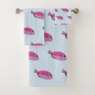 Sistema tropical de la toalla del cuarto de baño