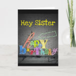 **SISTER** ESCRIBIR ESTÁ EN LA TARJETA DE CUMPLEAÑ<br><div class="desc">DILE A TU ***SISTER*** CUÁNTO LE DESEAS UN "CUMPLEAÑOS MUY FELIZ" GRACIAS POR DETENERSE EN 1 DE MIS 8 TIENDAS!!</div>