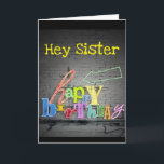 **SISTER** ESCRIBIR ESTÁ EN LA TARJETA DE CUMPLEAÑ<br><div class="desc">DILE A TU ***SISTER*** CUÁNTO LE DESEAS UN "CUMPLEAÑOS MUY FELIZ" GRACIAS POR DETENERSE EN 1 DE MIS 8 TIENDAS!!</div>