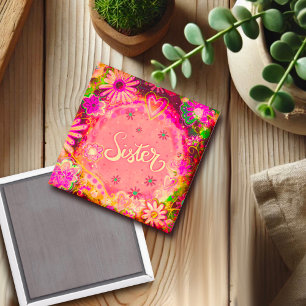 Sister Imán de Inespiritividad Floral de Bonito Ro