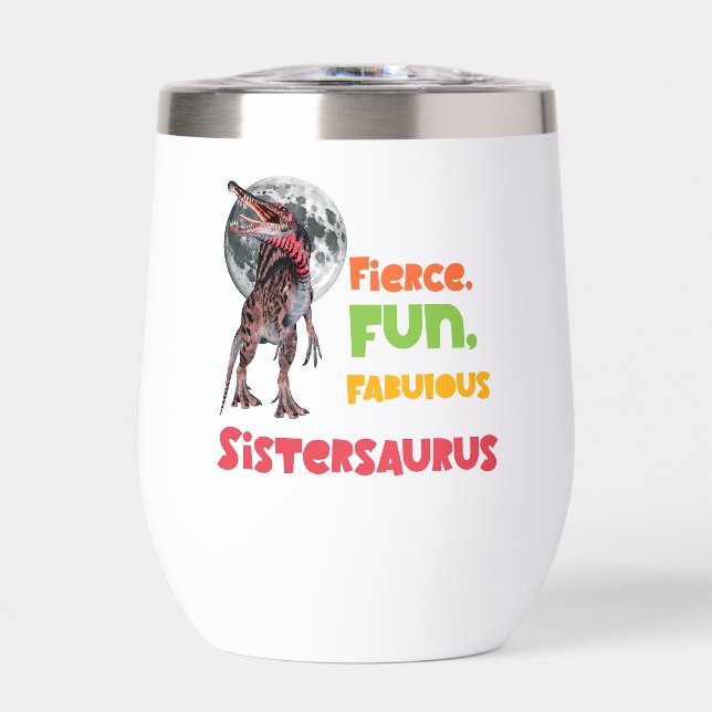 Sistersaurus Squad de Diseño de Dinos Hermanas Par (Frente)