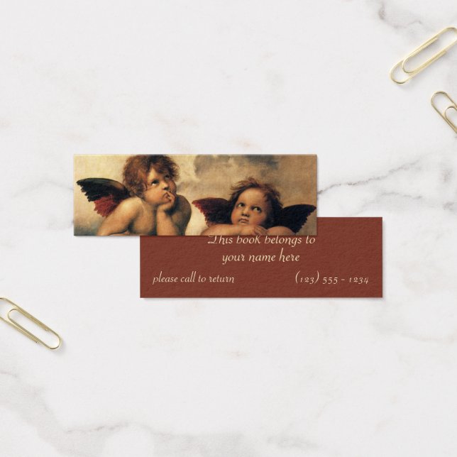 Sistine Madonna Angels por Raphael Sanzio (Oficina)