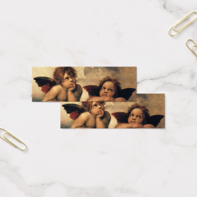 Sistine Madonna Angels por Raphael Sanzio (Oficina)