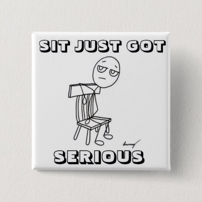 SIT ACABA DE TENER UN botón SERIO (Anverso)
