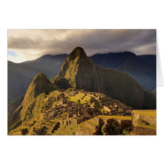 Sitio de Machu Picchu cerca de Cusco en Perú (Anverso (Horizontal))