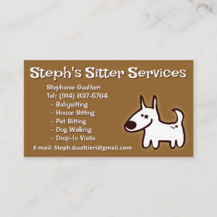 Sitio de perros de personalizable / Tarjetas de vi