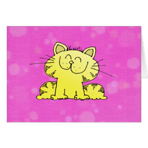 Sitio lindo del rosa del gatito