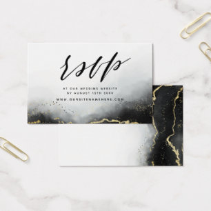 Sitio web Black Ethereal Mist RSVP Insertar tarjet