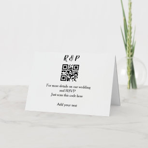 sitio web de boda rsvp q r código agregar nombre t