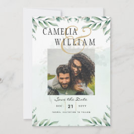 Sitio web de invitaciones a bodas de verde RSVP QR