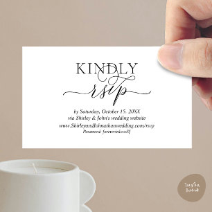 Sitio web de RSVP en línea, invitación a la boda