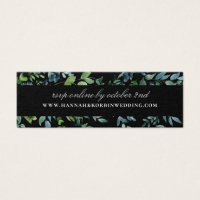 Sitio web del Boda de la vegetación botánica Black