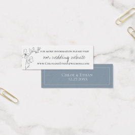 Sitio web del Boda Dusty Blue Meadow