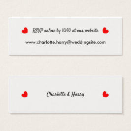 Sitio web del Boda RSVP personalizado