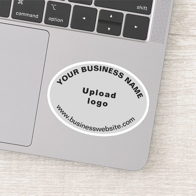Sitio web empresarial en calcomanía de vinilo con  (Detalle)