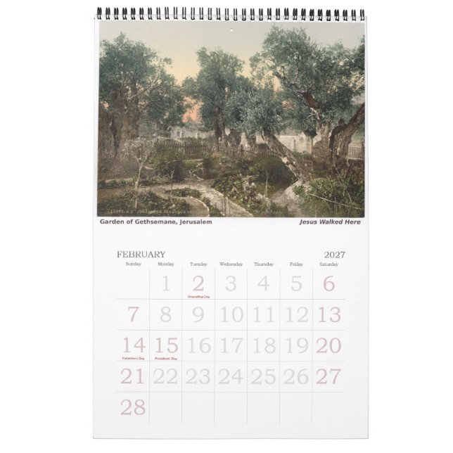 Sitios sagrados en el calendario de tierras sagrad (Feb 2027)