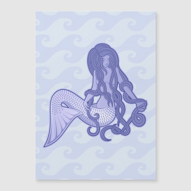 Sitting Mermaid Blue (Anverso)