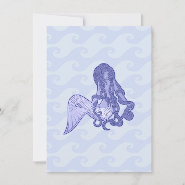 Sitting Mermaid Blue (Anverso)