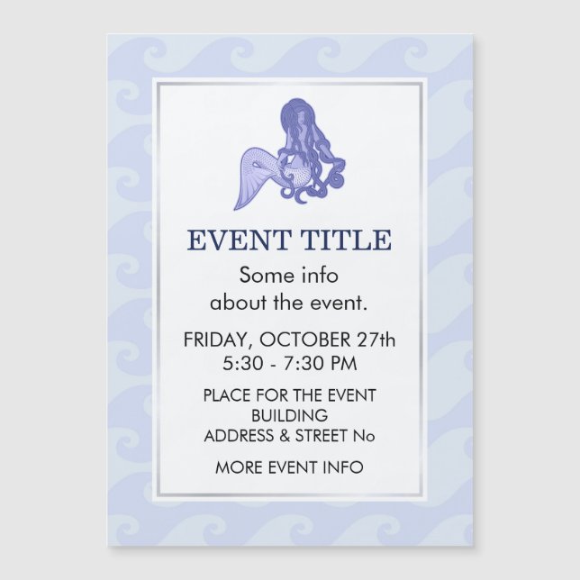 Sitting Mermaid Blue (Anverso)