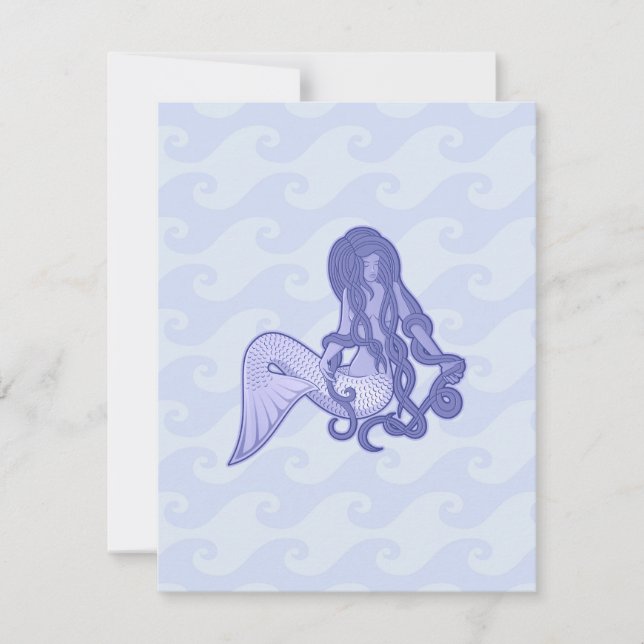 Sitting Mermaid Blue (Anverso)