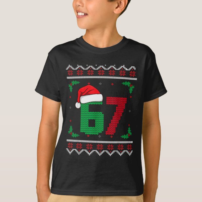 Six Seven Christmas 6 7 Ugly Christmas Sweater  (Anverso)