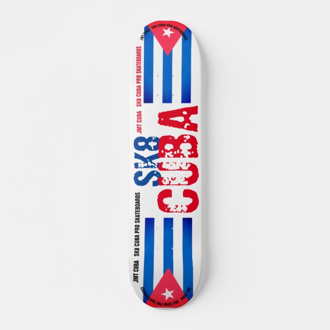 SK8 CUBA  JMT CUBA 7 3/4" Tabla de Skateboard (Anverso )