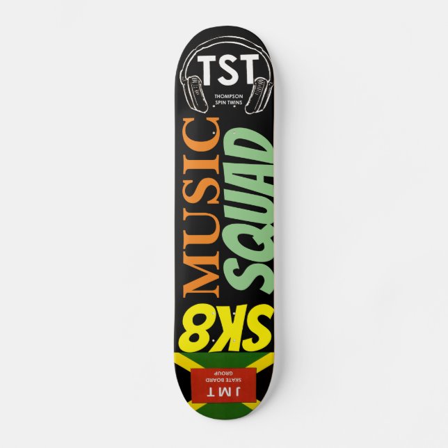 SK8 MUSIC SQUAD Skateboard (Anverso)