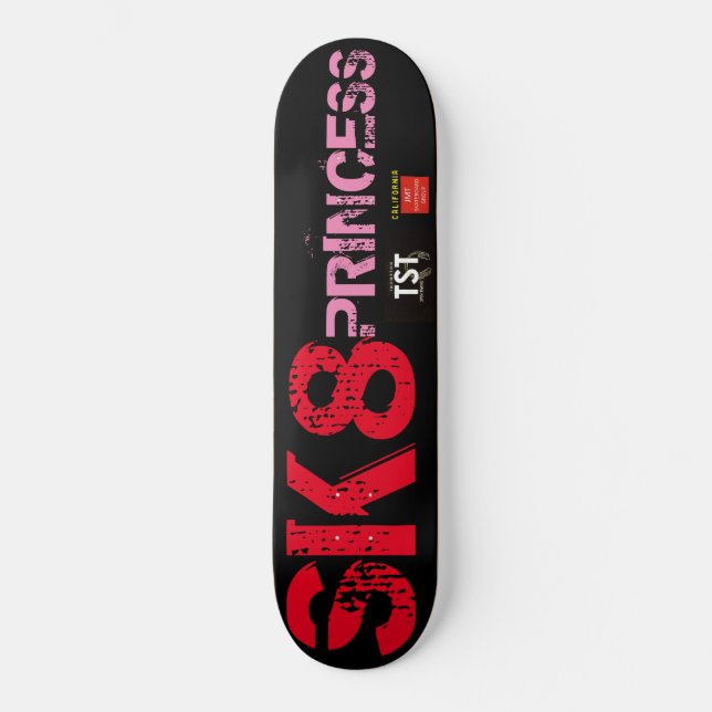 SK8 PRINCESS / Skateboard TST (Anverso)