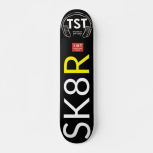 SK8 R OFICIAL Patineta Coleccionable, Cubierta de