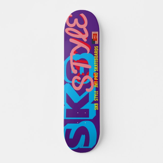 SK8 STYLE  JMT7 3/4" Skateboard Deck (Anverso )