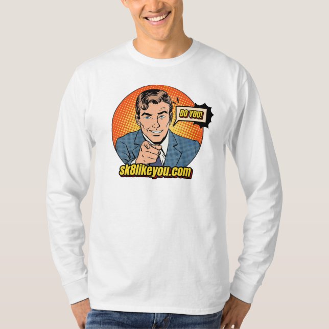 Sk8LikeYou Estila Camiseta de manga larga (Anverso)