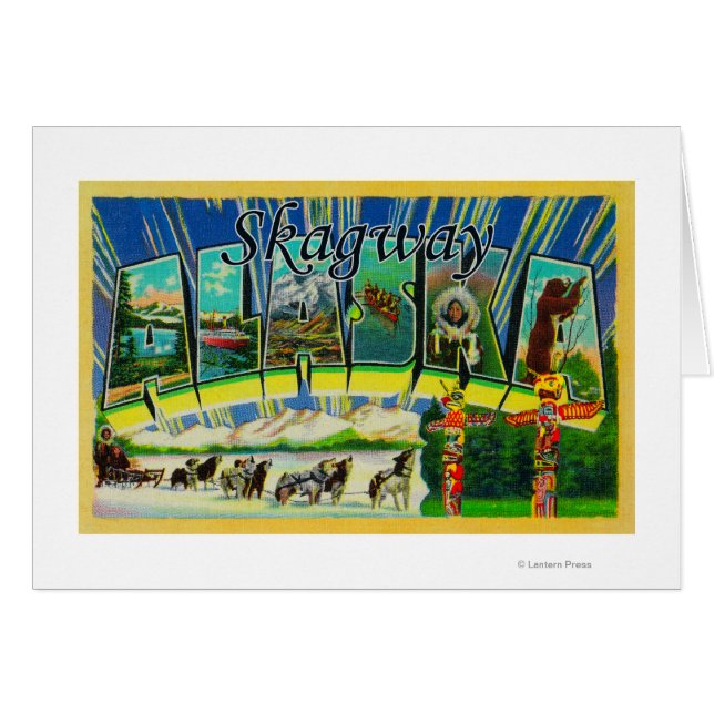 Skagway, Alaska - Escenas de letras grandes (Anverso (Horizontal))