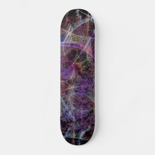 Skate Board con Abstract Purple Design