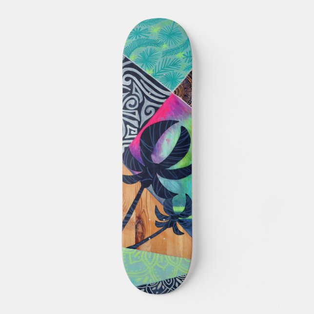 Skate board tropical (Anverso)