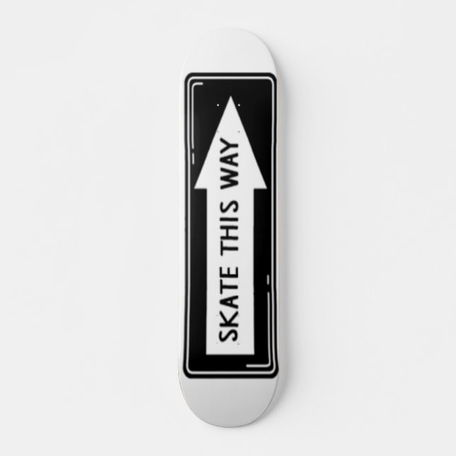 Skate De Esta Manera Skateboard (Anverso )