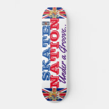 SKATE NATION Bajo un Ritmo UK Skateboard