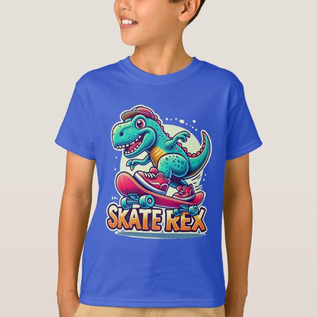 Skate Rex - Camiseta Guay Dinosaur (Anverso)