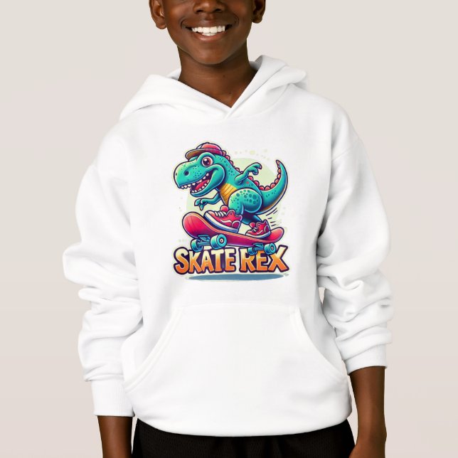 Skate Rex - Guay Dinosaur Hoodie (Anverso)