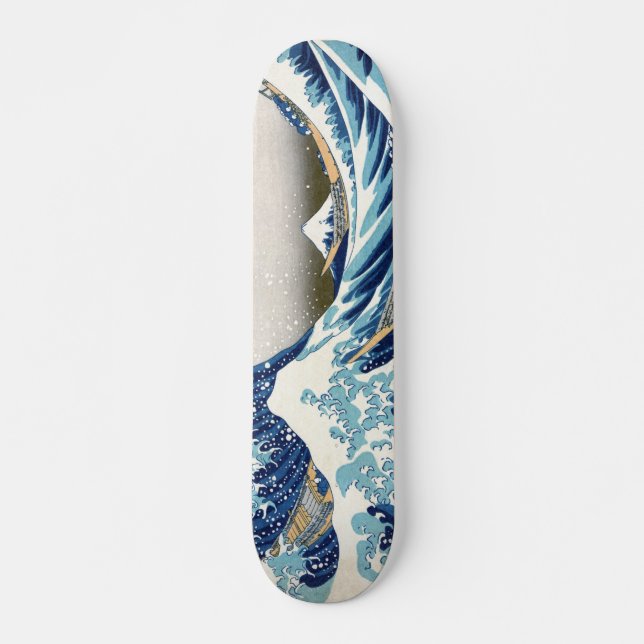 Skateboard 北 斎 Gran Ola De Kanagawa Hokusai Bella Artes (Anverso )