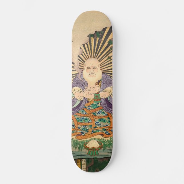 Skateboard 奇 術 師, 豊 国 Magician, Toyokuni, Ukiyo-e (Anverso)
