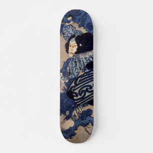 Skateboard 歌 舞 伎 役 者, 国 芳 Actor Kabuki, Kuniyoshi, Ukiyo-e
