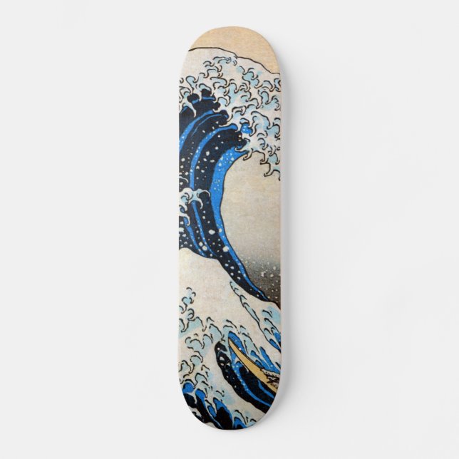 Skateboard 神 奈 川 沖 裏, 北 Gran Ola, Hokusai, Ukiyo-e (Anverso)