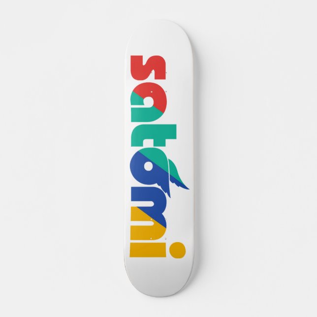 Skateboard 𝙩 𝙚 𝙖 𝙢 𝙨 𝙩 𝙖 snihtsni (Anverso )