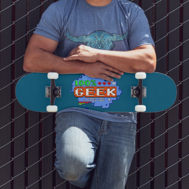 Skateboard 100% Geek (Exterior 3)