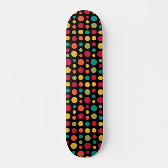 Skateboard 180115 v2 - Colores 02 - en negro (Anverso )