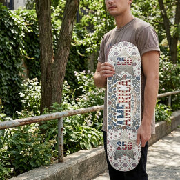 Skateboard 250 años Aniversario Semiquincentenario de América