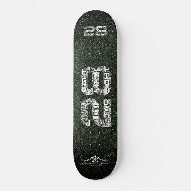 Skateboard 28 Veintiocho (Anverso)