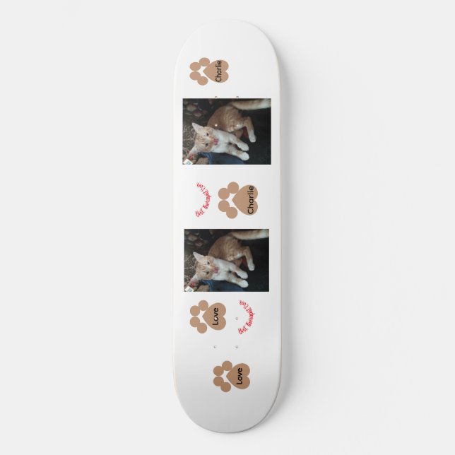 Skateboard  2 cat photos, best therapist,  (Anverso)
