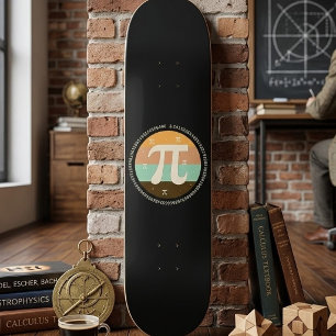 Skateboard 3.14 Diseño del Día Nacional de Pi - Idea de Regal