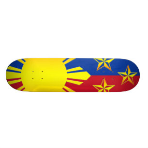 Skateboard 3 estrellas y Sun Filipinas (monopatín)
